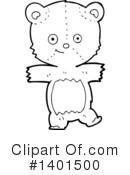 Bear Clipart #1401500 by lineartestpilot