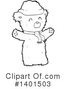 Bear Clipart #1401503 by lineartestpilot