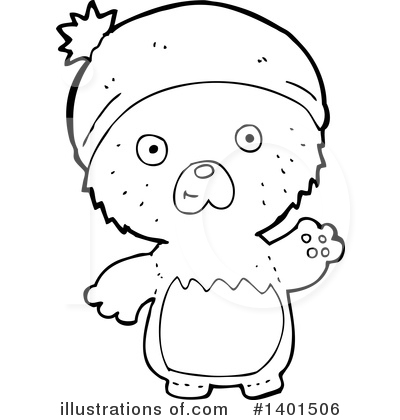 Royalty-Free (RF) Bear Clipart Illustration by lineartestpilot - Stock Sample #1401506