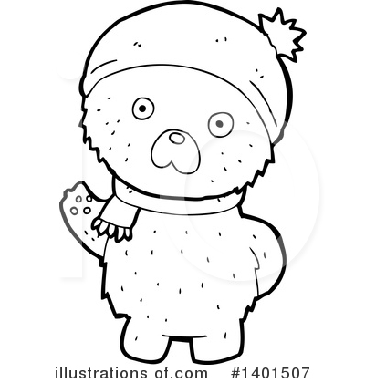Royalty-Free (RF) Bear Clipart Illustration by lineartestpilot - Stock Sample #1401507