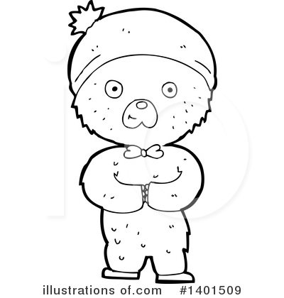 Royalty-Free (RF) Bear Clipart Illustration by lineartestpilot - Stock Sample #1401509
