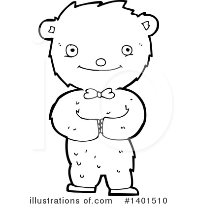 Royalty-Free (RF) Bear Clipart Illustration by lineartestpilot - Stock Sample #1401510
