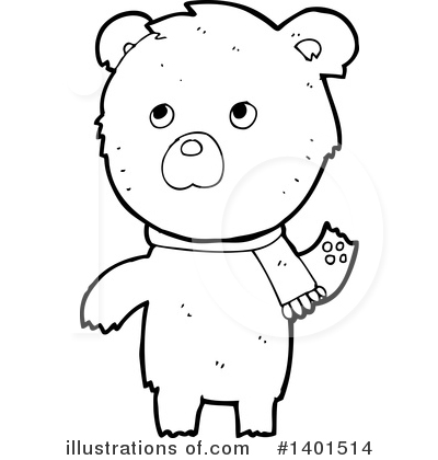 Royalty-Free (RF) Bear Clipart Illustration by lineartestpilot - Stock Sample #1401514