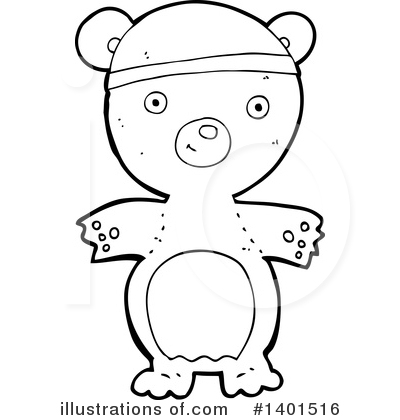 Royalty-Free (RF) Bear Clipart Illustration by lineartestpilot - Stock Sample #1401516