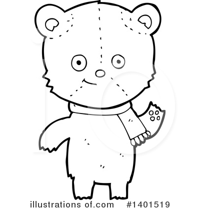 Royalty-Free (RF) Bear Clipart Illustration by lineartestpilot - Stock Sample #1401519