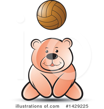 Volleyball Clipart #1429225 by Lal Perera