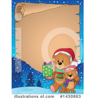 Royalty-Free (RF) Bear Clipart Illustration by visekart - Stock Sample #1430863