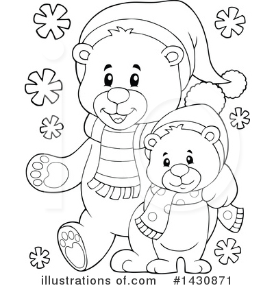 Royalty-Free (RF) Bear Clipart Illustration by visekart - Stock Sample #1430871