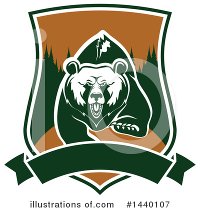Royalty-Free (RF) Bear Clipart Illustration by Vector Tradition SM - Stock Sample #1440107