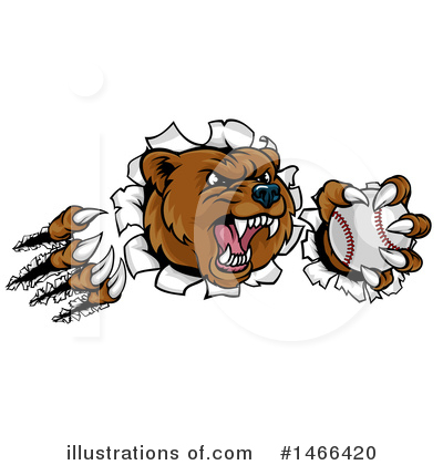 Royalty-Free (RF) Bear Clipart Illustration by AtStockIllustration - Stock Sample #1466420