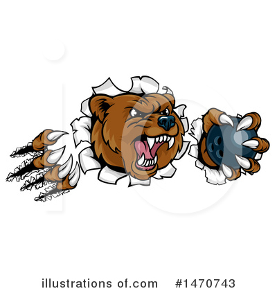 Royalty-Free (RF) Bear Clipart Illustration by AtStockIllustration - Stock Sample #1470743