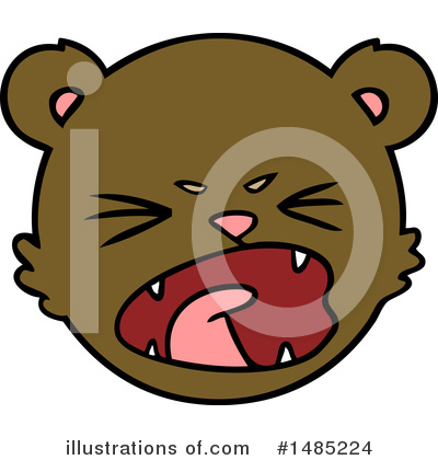 Royalty-Free (RF) Bear Clipart Illustration by lineartestpilot - Stock Sample #1485224