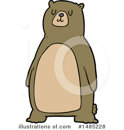 Royalty-Free (RF) Bear Clipart Illustration by lineartestpilot - Stock Sample #1485228