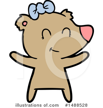 Royalty-Free (RF) Bear Clipart Illustration by lineartestpilot - Stock Sample #1488528