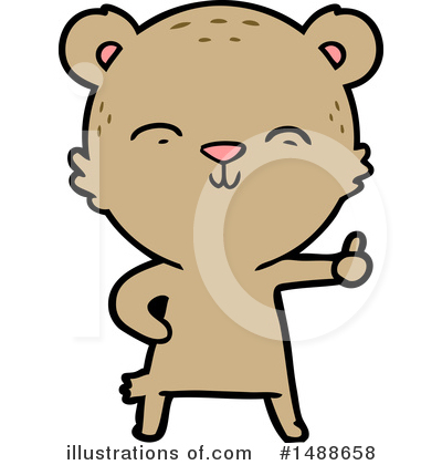 Royalty-Free (RF) Bear Clipart Illustration by lineartestpilot - Stock Sample #1488658