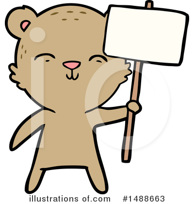 Royalty-Free (RF) Bear Clipart Illustration by lineartestpilot - Stock Sample #1488663
