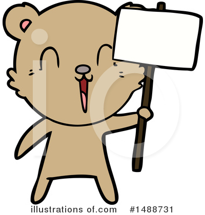 Royalty-Free (RF) Bear Clipart Illustration by lineartestpilot - Stock Sample #1488731