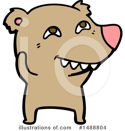 Royalty-Free (RF) Bear Clipart Illustration by lineartestpilot - Stock Sample #1488804