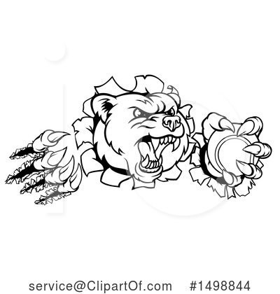 Royalty-Free (RF) Bear Clipart Illustration by AtStockIllustration - Stock Sample #1498844