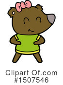 Bear Clipart #1507546 by lineartestpilot
