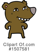 Bear Clipart #1507581 by lineartestpilot