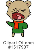 Bear Clipart #1517937 by lineartestpilot