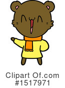 Bear Clipart #1517971 by lineartestpilot