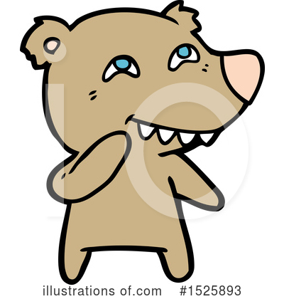 Royalty-Free (RF) Bear Clipart Illustration by lineartestpilot - Stock Sample #1525893