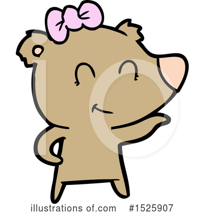 Royalty-Free (RF) Bear Clipart Illustration by lineartestpilot - Stock Sample #1525907