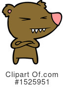 Bear Clipart #1525951 by lineartestpilot