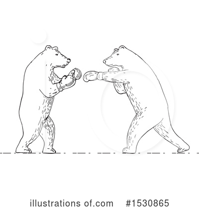 Royalty-Free (RF) Bear Clipart Illustration by patrimonio - Stock Sample #1530865