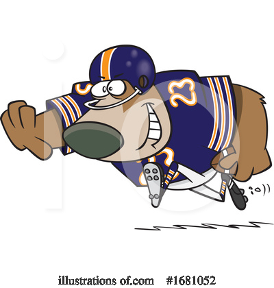 Football Clipart #1681052 by toonaday