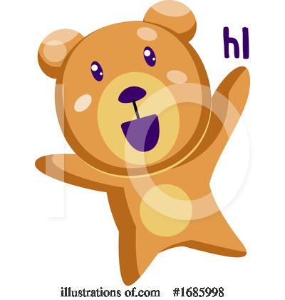 Royalty-Free (RF) Bear Clipart Illustration by Morphart Creations - Stock Sample #1685998