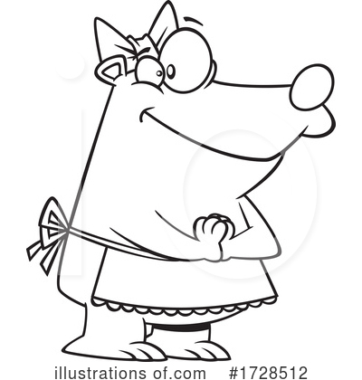 Royalty-Free (RF) Bear Clipart Illustration by toonaday - Stock Sample #1728512