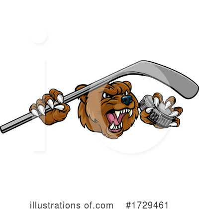 Hockey Clipart #1729461 by AtStockIllustration