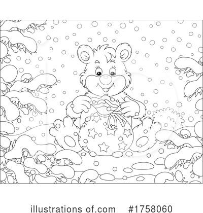 Polar Bear Clipart #1758060 by Alex Bannykh