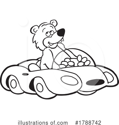 Driving Clipart #1788742 by Johnny Sajem