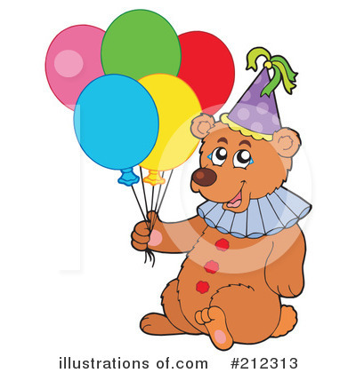 Royalty-Free (RF) Bear Clipart Illustration by visekart - Stock Sample #212313
