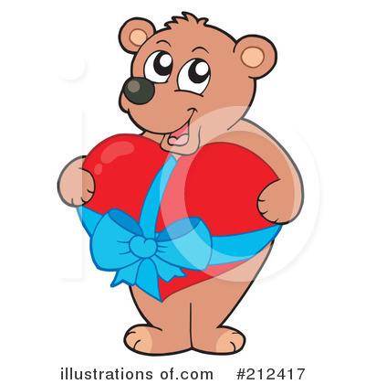 Royalty-Free (RF) Bear Clipart Illustration by visekart - Stock Sample #212417