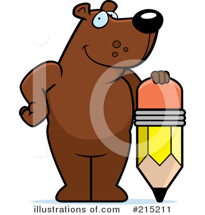 Royalty-Free (RF) Bear Clipart Illustration by Cory Thoman - Stock Sample #215211