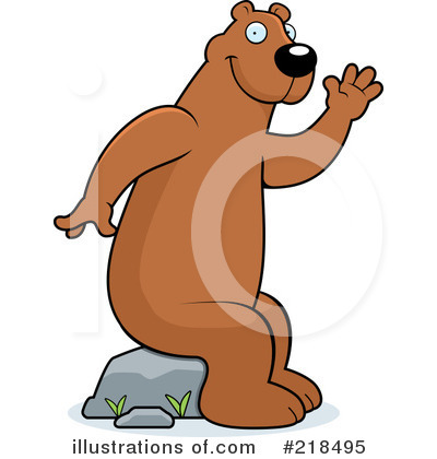 Bear Character Clipart #218495 by Cory Thoman