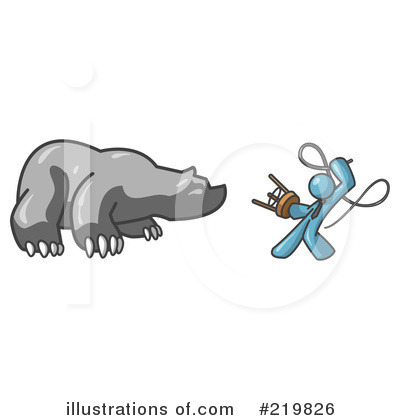 Royalty-Free (RF) Bear Clipart Illustration by Leo Blanchette - Stock Sample #219826