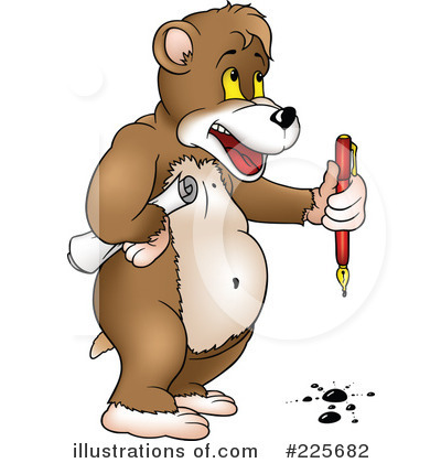 Royalty-Free (RF) Bear Clipart Illustration by dero - Stock Sample #225682