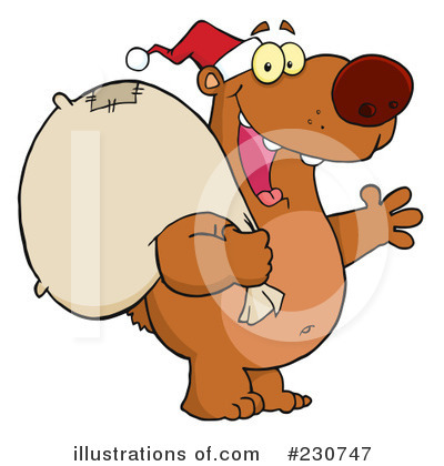 Royalty-Free (RF) Bear Clipart Illustration by Hit Toon - Stock Sample #230747