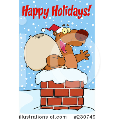 Royalty-Free (RF) Bear Clipart Illustration by Hit Toon - Stock Sample #230749