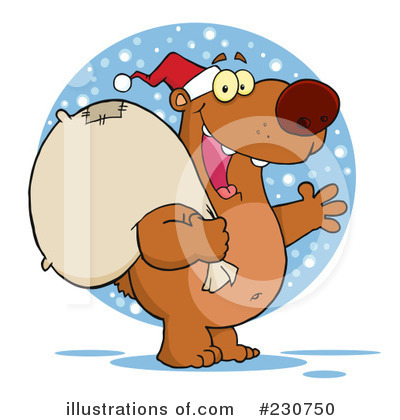 Royalty-Free (RF) Bear Clipart Illustration by Hit Toon - Stock Sample #230750
