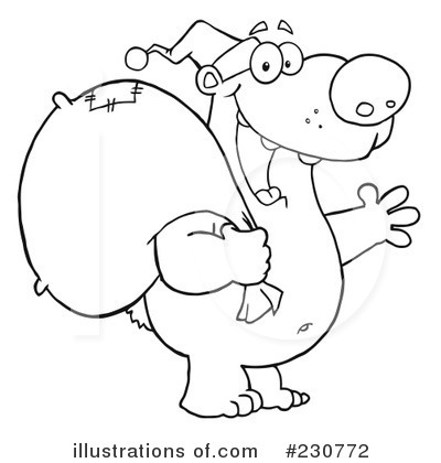 Royalty-Free (RF) Bear Clipart Illustration by Hit Toon - Stock Sample #230772