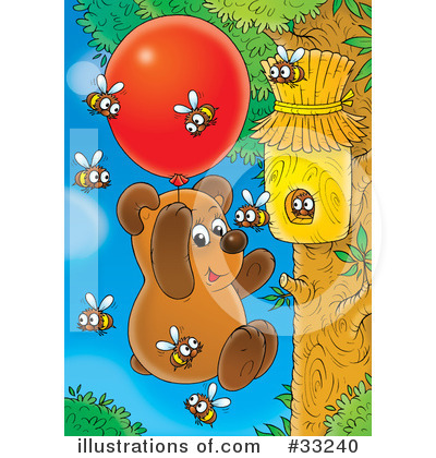 Royalty-Free (RF) Bear Clipart Illustration by Alex Bannykh - Stock Sample #33240