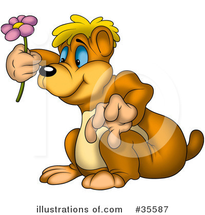 Royalty-Free (RF) Bear Clipart Illustration by dero - Stock Sample #35587