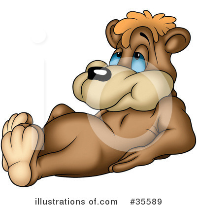 Royalty-Free (RF) Bear Clipart Illustration by dero - Stock Sample #35589